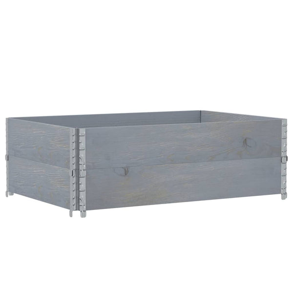 Palettenaufsatzrahmen 120x80cm, 2er Set