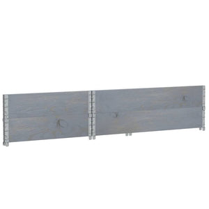 Palettenaufsatzrahmen 120x80cm, 2er Set