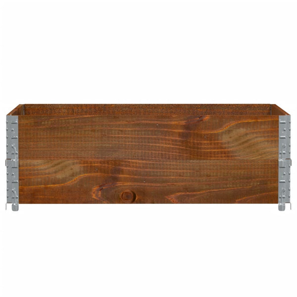 Palettenaufsatzrahmen 120x80 cm, 2er Set