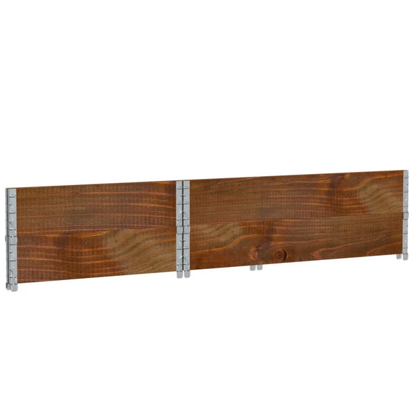 Palettenaufsatzrahmen 120x80 cm, 2er Set