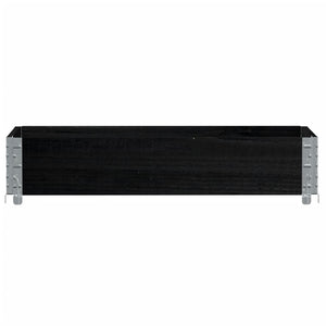 Palettenaufsatzrahmen Schwarz 100x50 cm