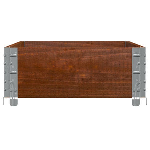 Palettenaufsatzrahmen Braun 100x50 cm