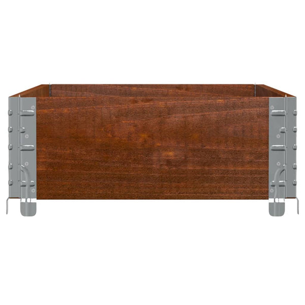 Palettenaufsatzrahmen Braun 100x50 cm