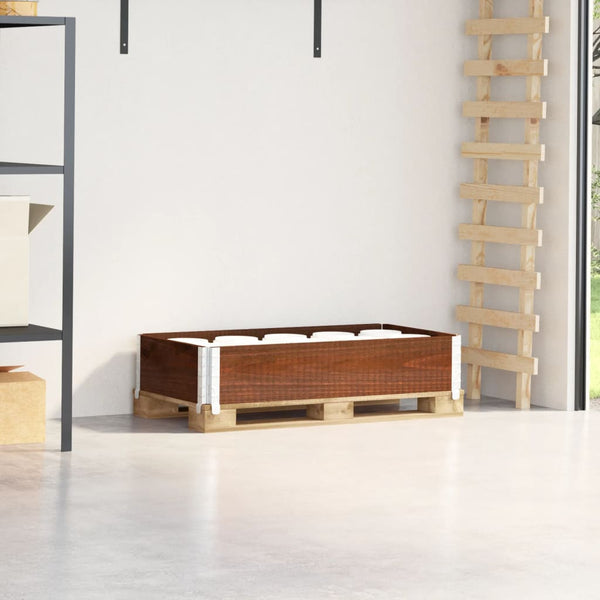 Palettenaufsatzrahmen Braun 100x50 cm