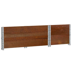 Palettenaufsatzrahmen 2er Set Braun 100x50cm