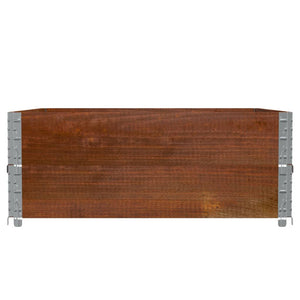 Palettenaufsatzrahmen 100x100 cm, 2er Set