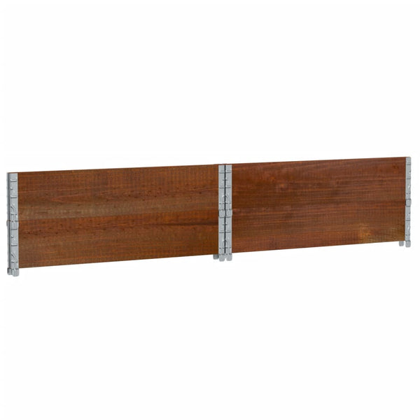 Palettenaufsatzrahmen 100x100 cm, 2er Set