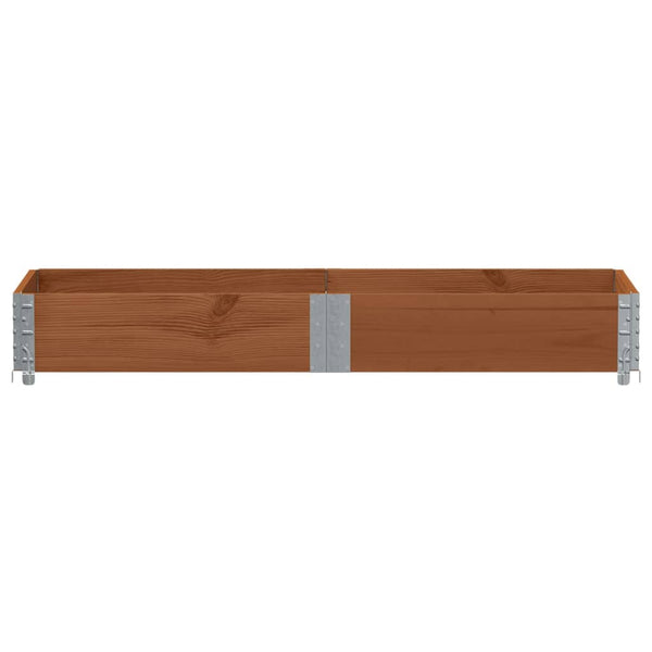 Palettenaufsatzrahmen Braun 150x50 cm