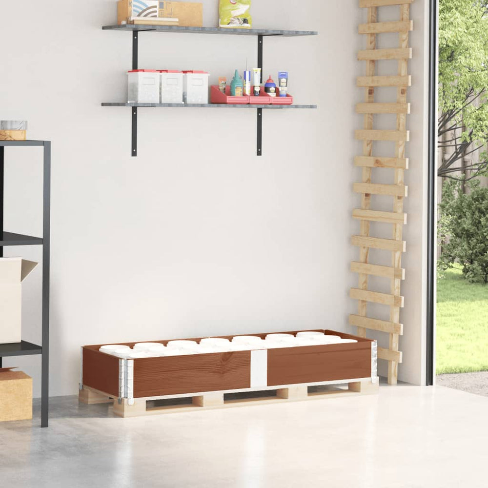 Palettenaufsatzrahmen Braun 150x50 cm