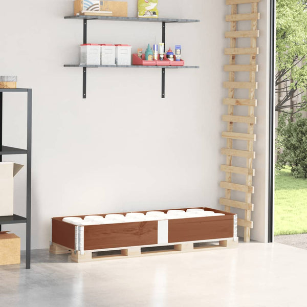 Palettenaufsatzrahmen Braun 150x50 cm