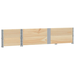 Palettenaufsatzrahmen 150x50 cm, 2er Set
