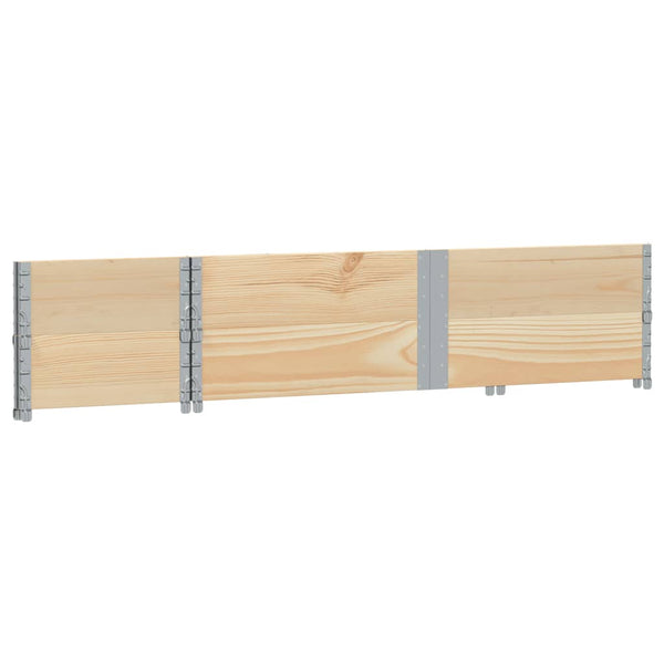 Palettenaufsatzrahmen 150x50 cm, 2er Set