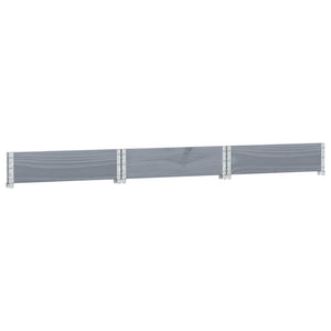 vidaXL Rehausse de palette Gris 160x160 cm Pin massif