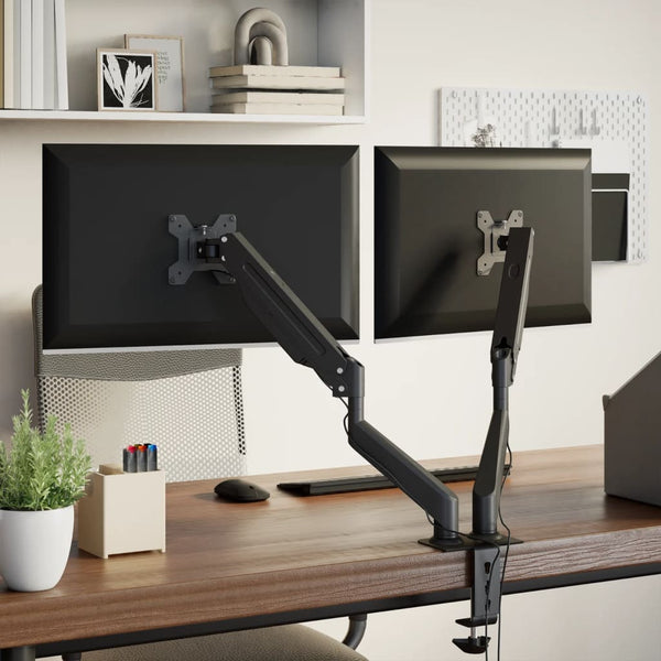 Doppel Monitorarm Gasfeder bis 27 Zoll