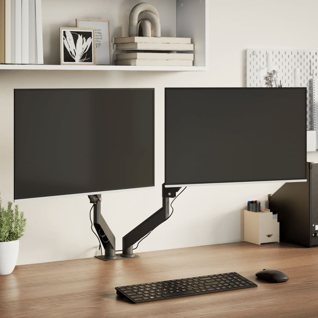 Doppel Monitorarm Gasfeder bis 27 Zoll