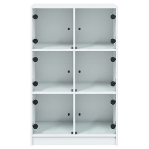 Highboard Weiß 68x37x109 cm