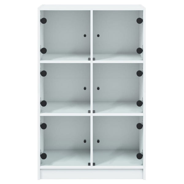 Highboard Weiß 68x37x109 cm