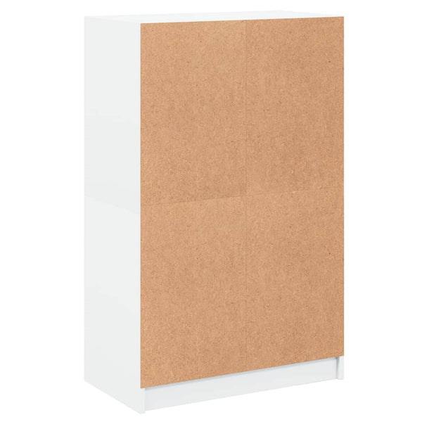 Highboard Weiß 68x37x109 cm
