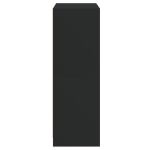 Highboard Schwarz 68x37x109 cm