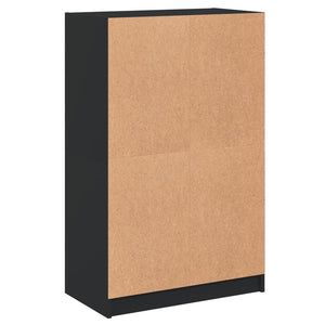 Highboard Schwarz 68x37x109 cm