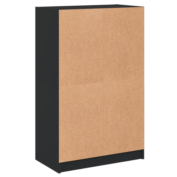Highboard Schwarz 68x37x109 cm