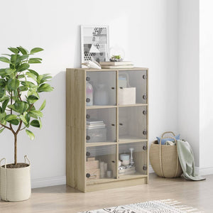 Highboard Sonoma Eiche 68x37x109 cm