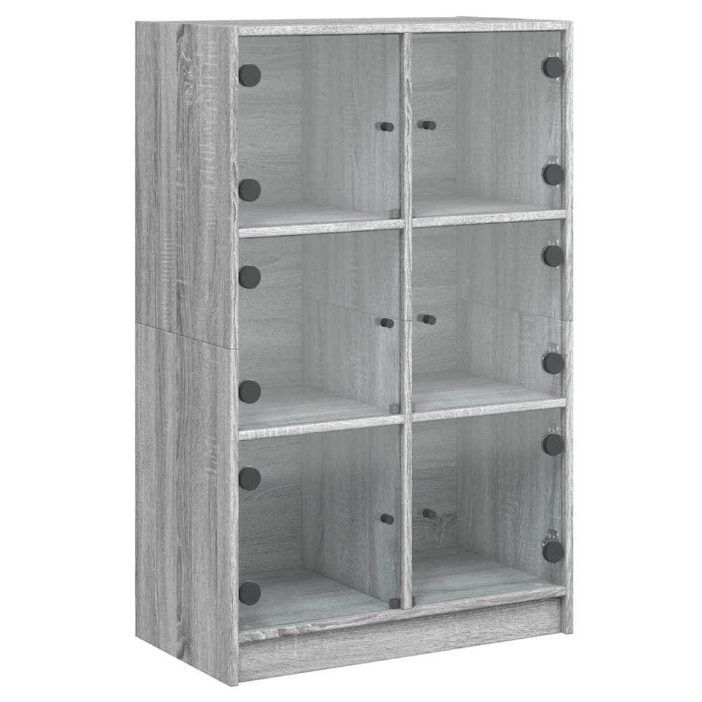 Highboard Grau Sonoma 68x37x109 cm