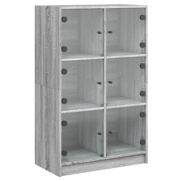 Highboard Grau Sonoma 68x37x109 cm