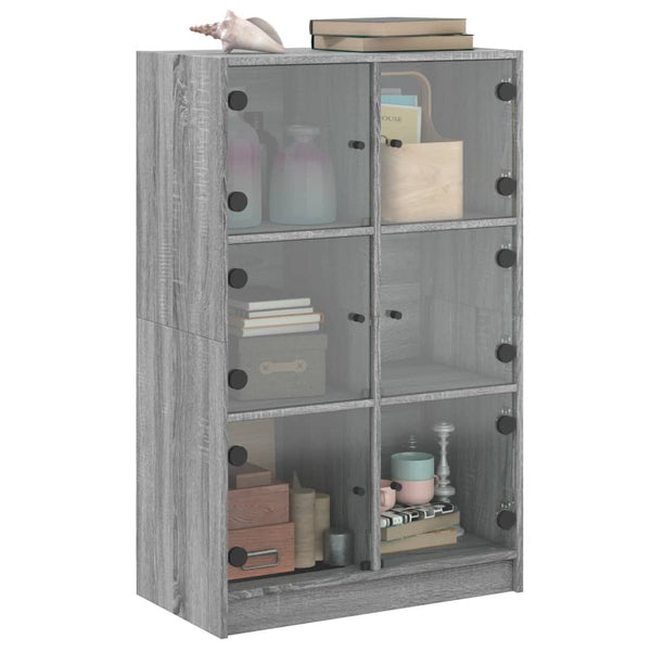 Highboard Grau Sonoma 68x37x109 cm