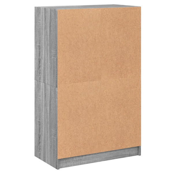 Highboard Grau Sonoma 68x37x109 cm