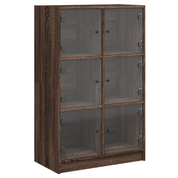 Highboard Braun Eiche Optik 68x37x109cm