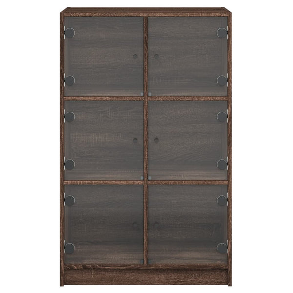 Highboard Braun Eiche Optik 68x37x109cm