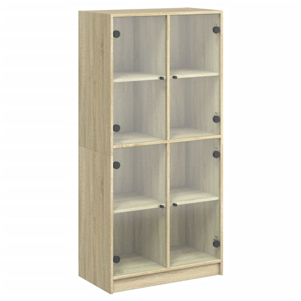Highboard Sonoma-Eiche 68x37x142 cm