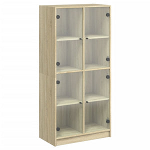 Highboard Sonoma-Eiche 68x37x142 cm