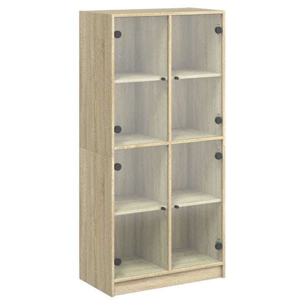Highboard Sonoma-Eiche 68x37x142 cm