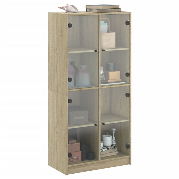 Highboard Sonoma-Eiche 68x37x142 cm