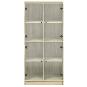 Highboard Sonoma-Eiche 68x37x142 cm