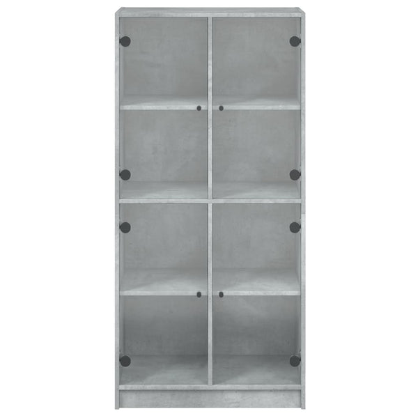 Highboard Betongrau 68x37x142 cm