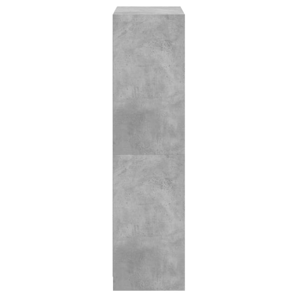 Highboard Betongrau 68x37x142 cm