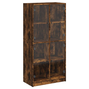 Highboard Räuchereiche 68x37x142 cm