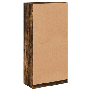 Highboard Räuchereiche 68x37x142 cm