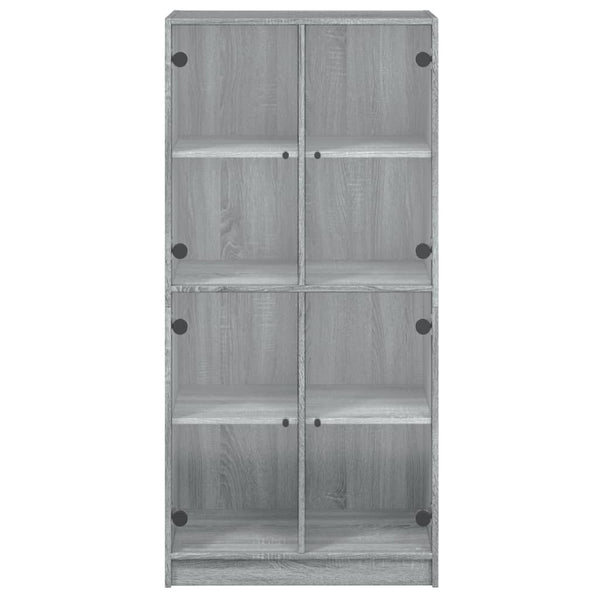 Highboard Grau Sonoma 68x37x142 cm