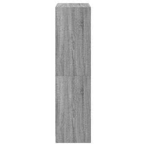 Highboard Grau Sonoma 68x37x142 cm