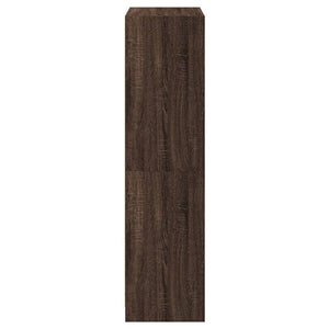 Highboard Braun Eiche-Optik 68x37x142cm
