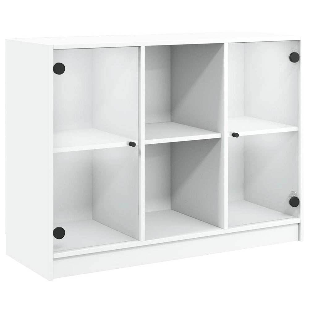 Weißes Sideboard 102 cm Holzwerkstoff