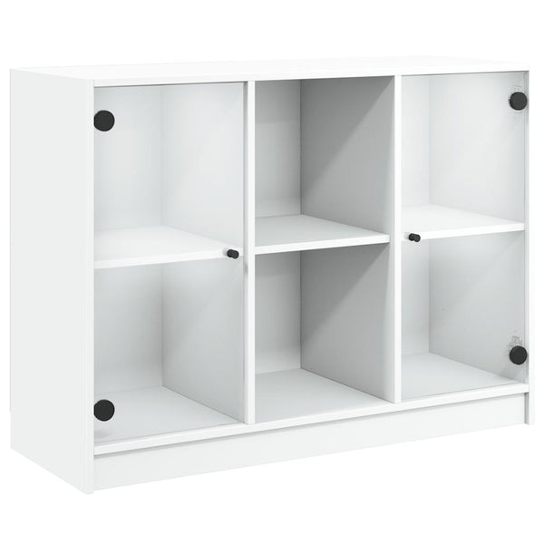 Weißes Sideboard 102 cm Holzwerkstoff
