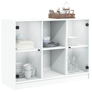 Weißes Sideboard 102 cm Holzwerkstoff