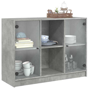 Betongraues Sideboard 102 cm
