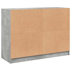 Betongraues Sideboard 102 cm