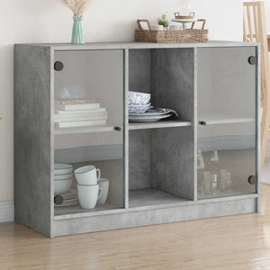 Betongraues Sideboard 102 cm